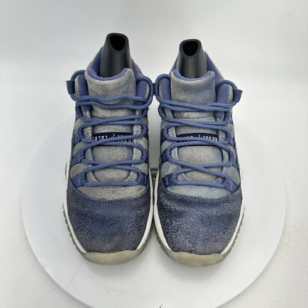 Nike Air Jordan 11 Retro Low Blue Moon Youth Shoes 580521-408 Size 4Y Women 6